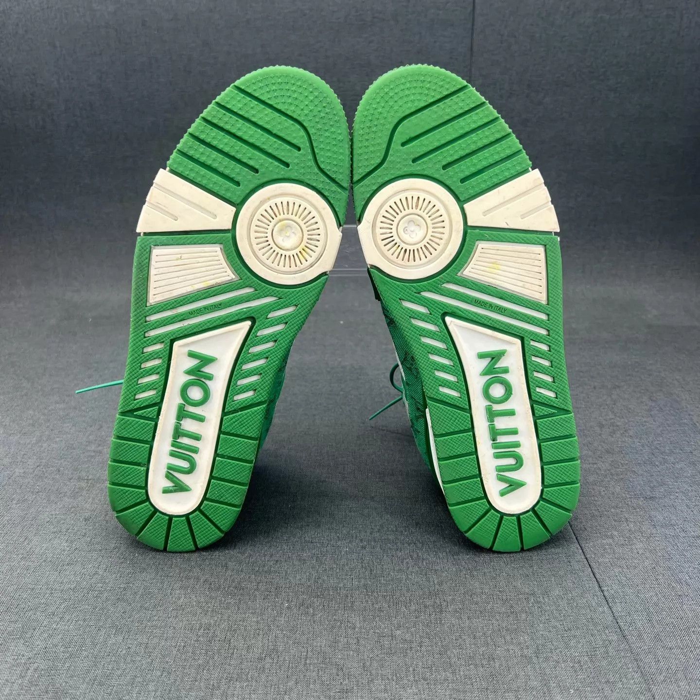Louis Vuitton Green Low Top Sneakers Size 8.5 Size US 8.5 / EU 41-42 - 7 Thumbnail