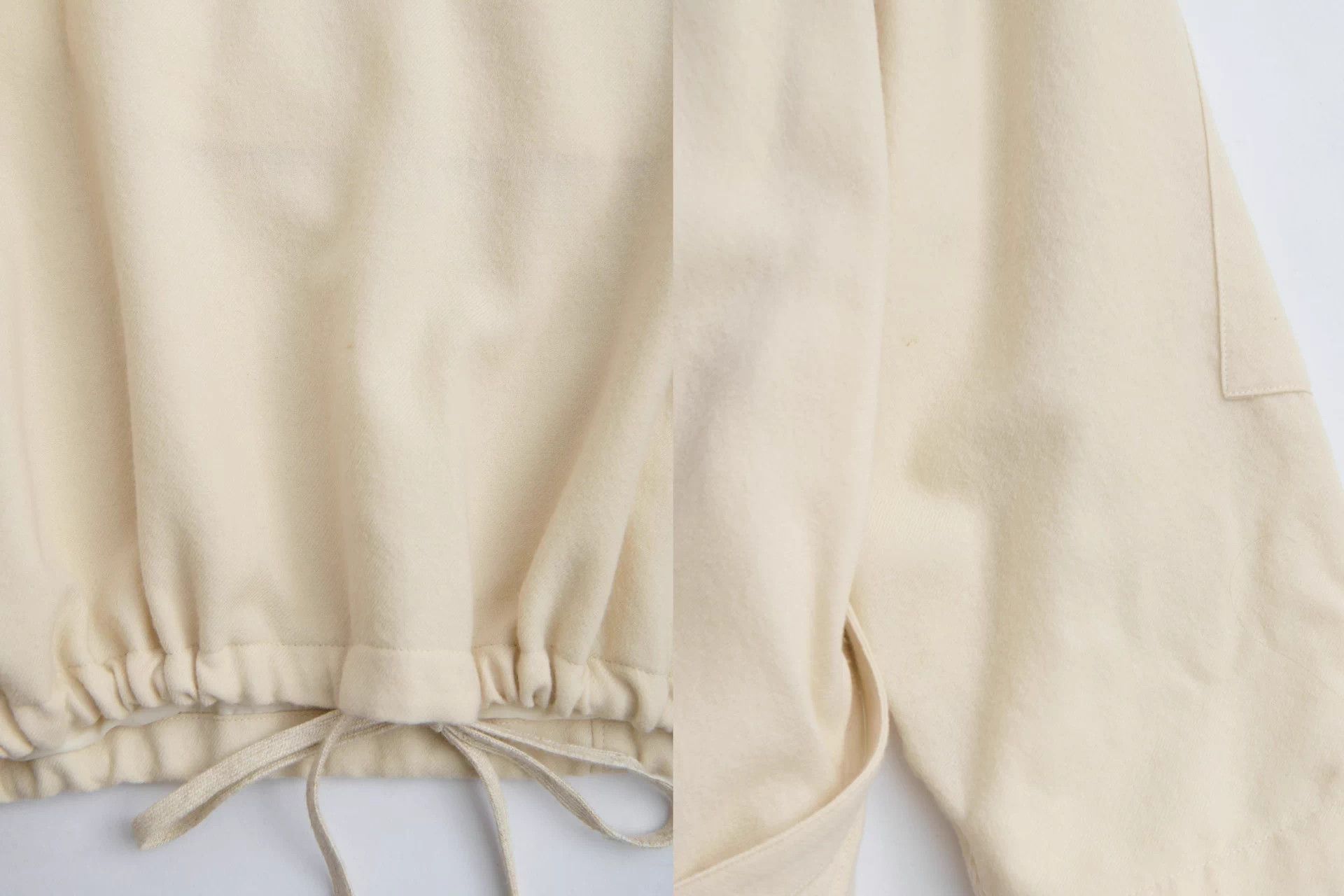 Auralee Beige High-Neck Belted Light Jacket XXL Size US XXL / EU 58 / 5 - 8 Thumbnail