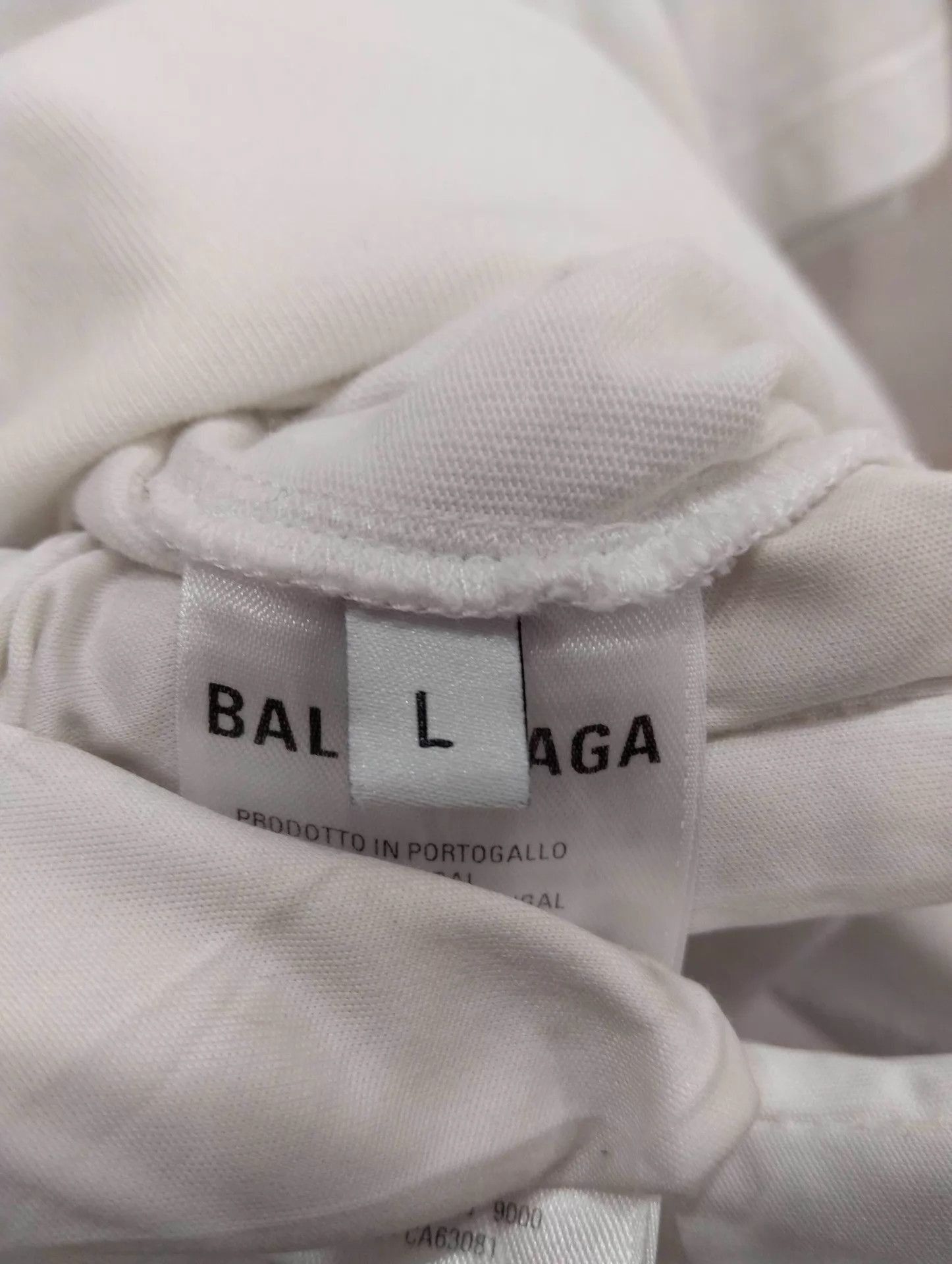 Balenciaga White Short-Sleeve T-Shirt with Green Logo Size US L / EU 52-54 / 3 - 5 Thumbnail