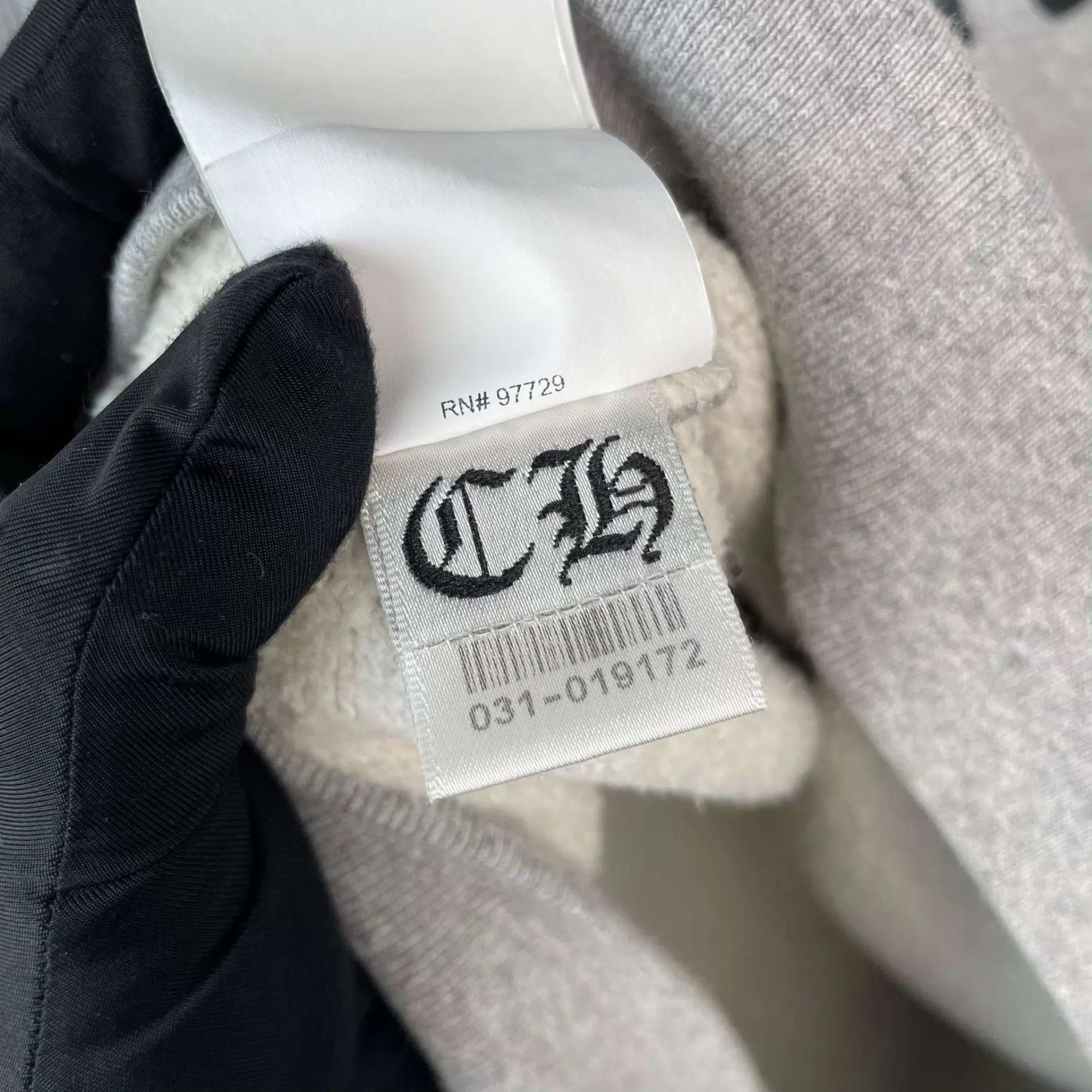 Chrome Hearts Gray Half-Zip Sweatshirt with Cross Emblem Size US M / EU 48-50 / 2 - 8 Thumbnail