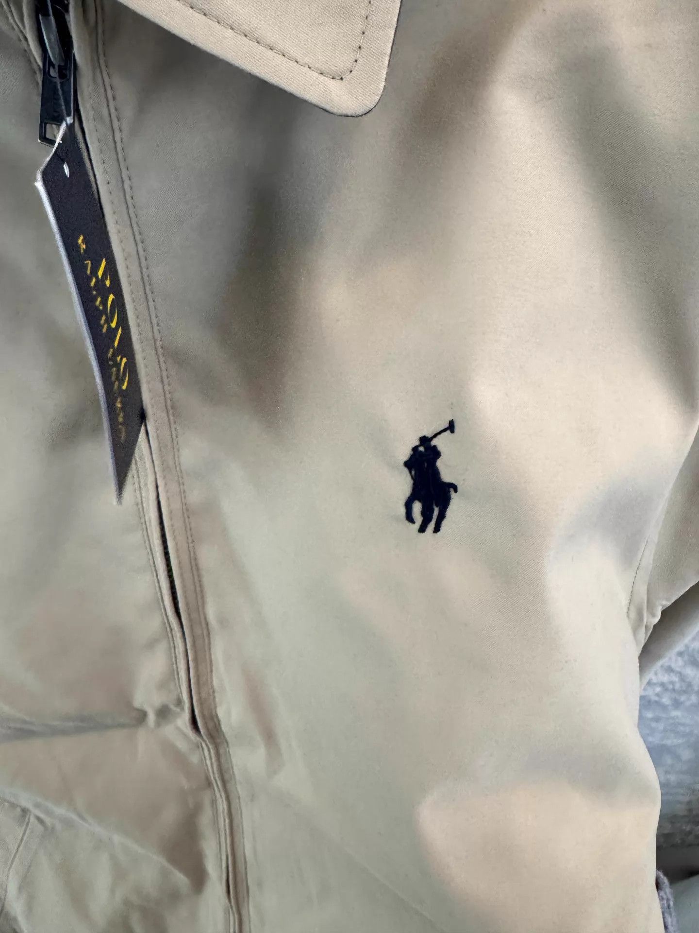 Polo Ralph Lauren Beige Zip-Front Casual Jacket Size S Size US S / EU 44-46 / 1 - 3 Thumbnail