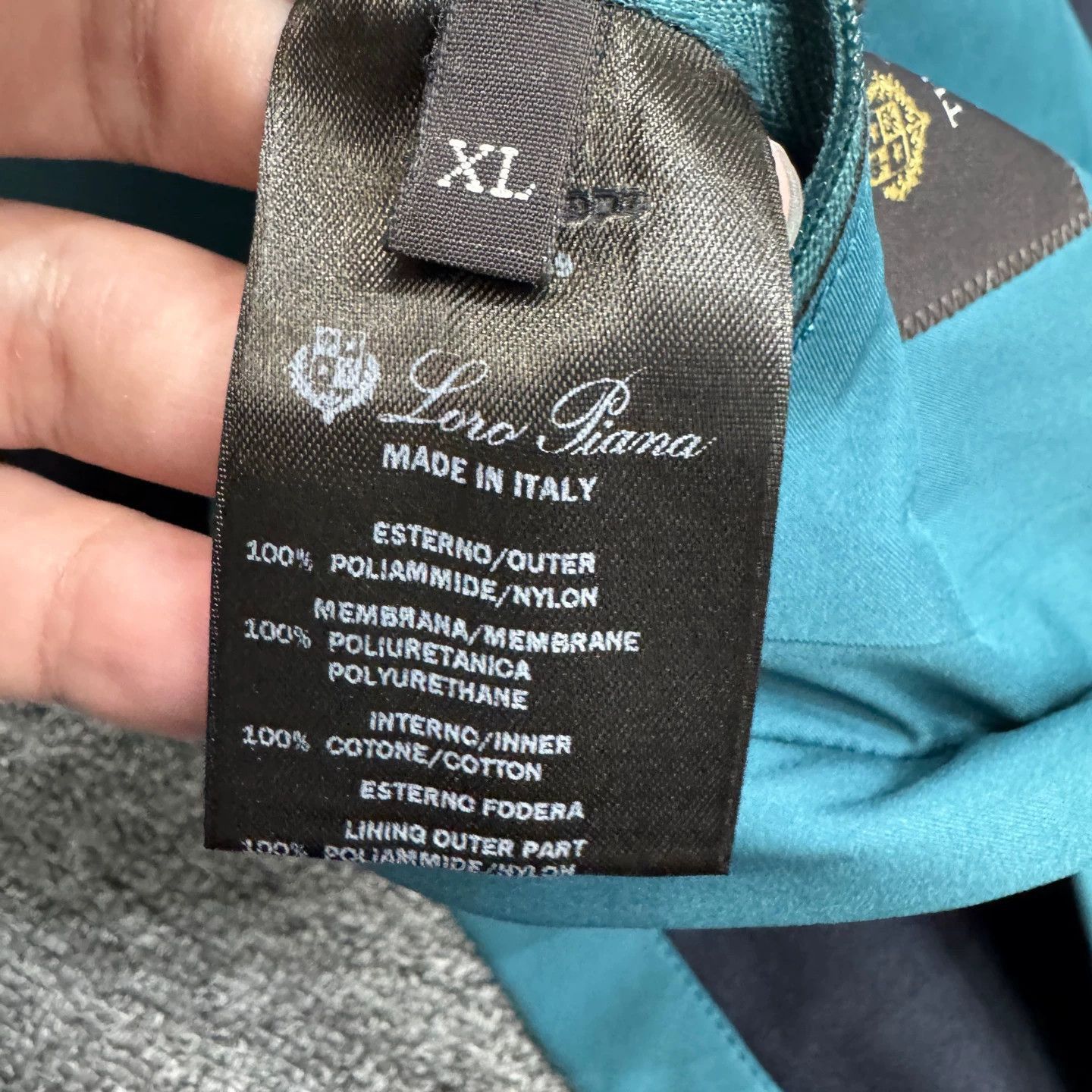 Loro Piana Hooded Multi-Color Light Jacket - XL Size US XL / EU 56 / 4 - 5 Thumbnail
