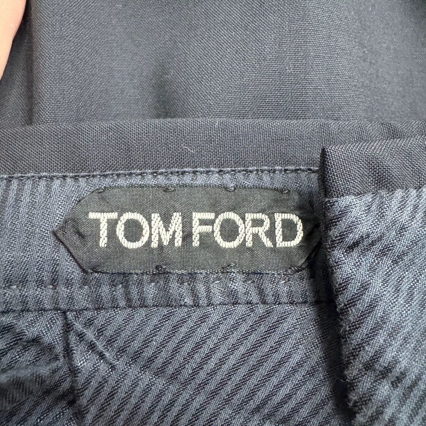 Tom Ford Black Straight-Leg Casual Pants Size 28 Size US 28 / EU 44 - 2 Thumbnail