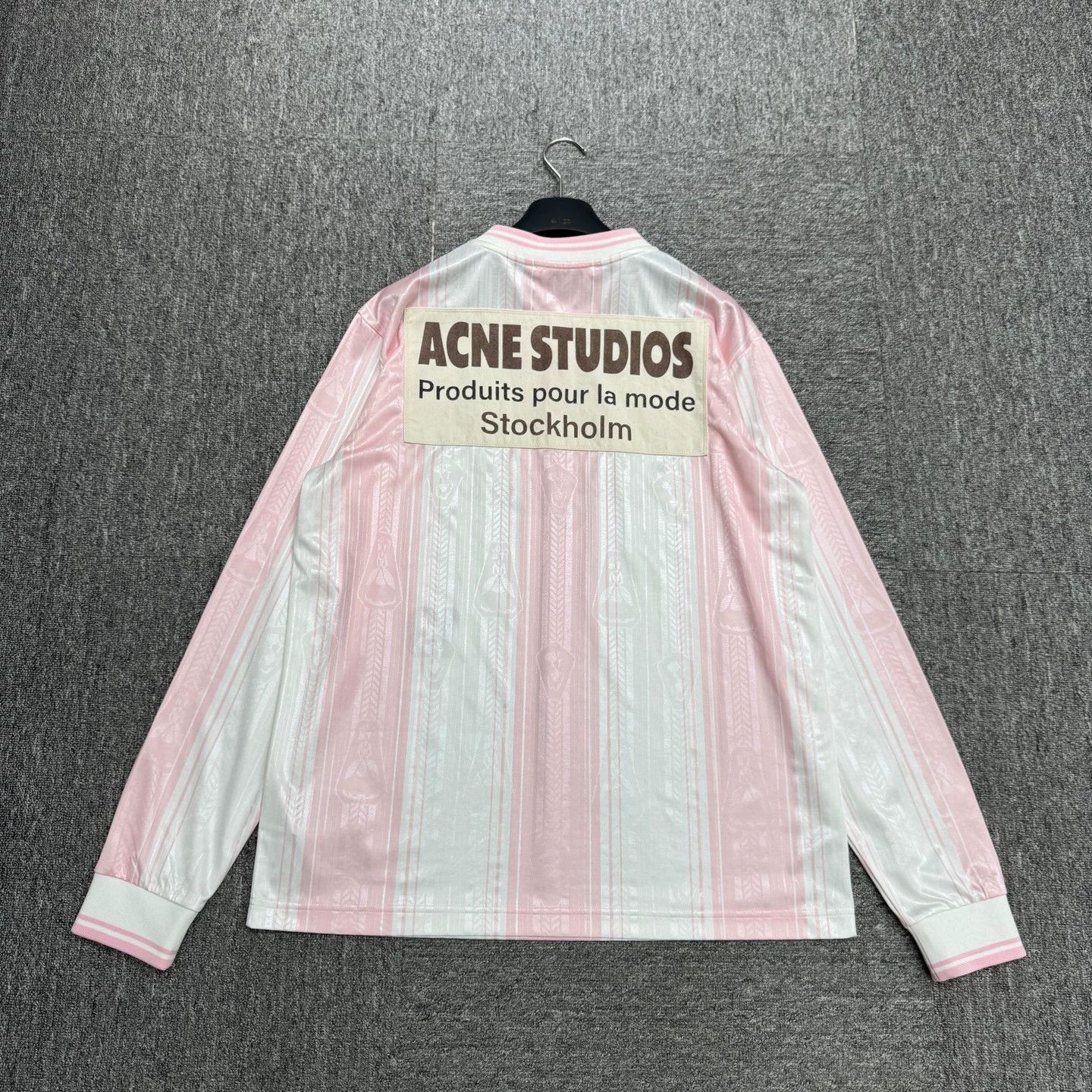 Acne Studios Multi Color Striped Long Sleeve Jersey with Number 13 Size US S / EU 44-46 / 1 - 5 Thumbnail