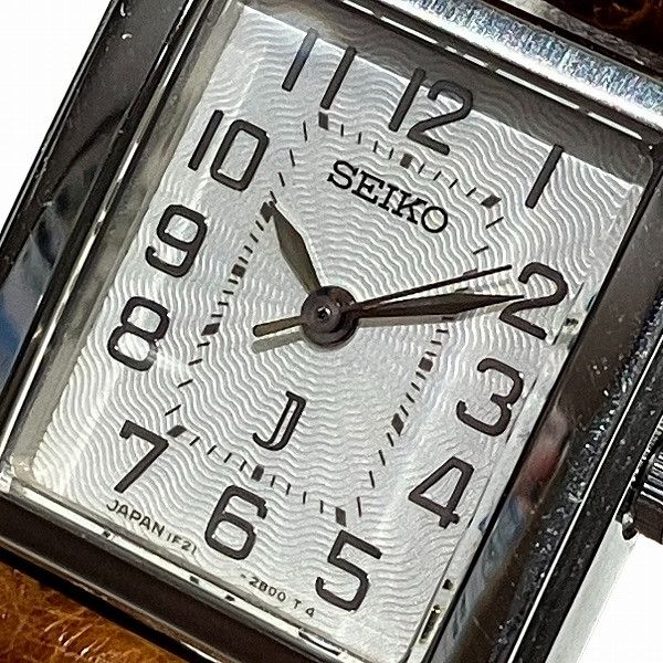 Seiko Seiko Seiko Spirit Jewel Stainless Steel Quartz Metal Quartz 1F21-5B30 DUTY FREE for USA Size ONE SIZE - 4 Thumbnail