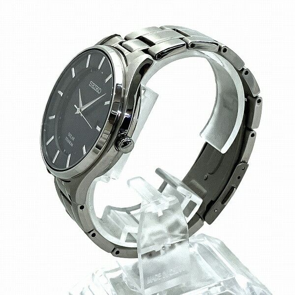 Seiko Seiko Seiko Titanium Mens Wristwatch Metal Automatic V157-0BX0 DUTY FREE for USA Size ONE SIZE - 2 Thumbnail