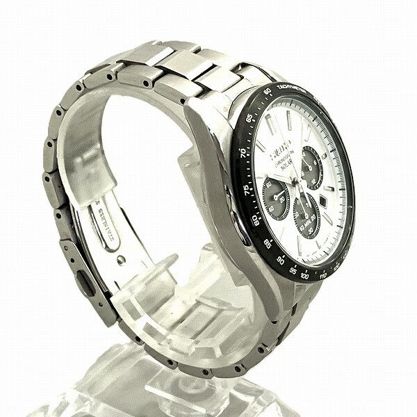 Seiko Seiko Seiko S Series Stainless Steel Watch Metal Other V175-0FA0 DUTY FREE for USA Size ONE SIZE - 3 Thumbnail