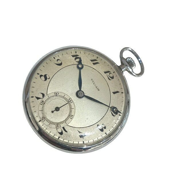Other Other Vulcain Stainless Steel Pocket Watch Metal Other DUTY FREE for USA Size ONE SIZE - 2 Thumbnail