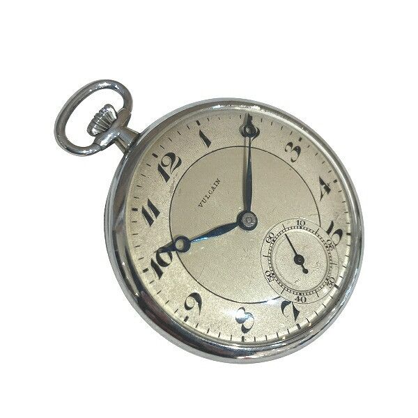 Other Other Vulcain Stainless Steel Pocket Watch Metal Other DUTY FREE for USA Size ONE SIZE - 3 Thumbnail