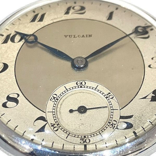 Other Other Vulcain Stainless Steel Pocket Watch Metal Other DUTY FREE for USA Size ONE SIZE - 4 Thumbnail