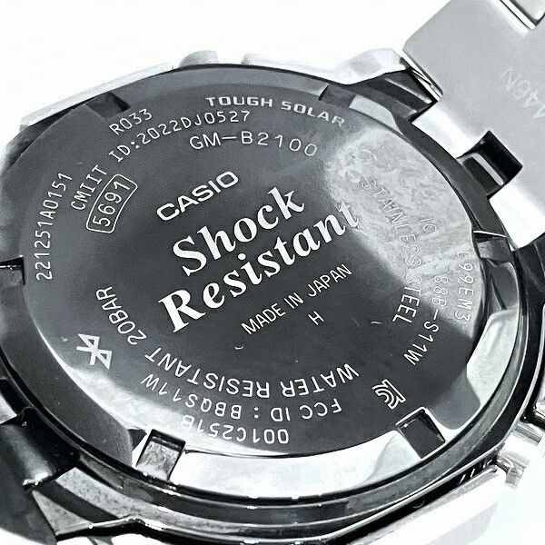 Other Other Casio G-SHOCK Stainless Steel Watch Metal Other GM-B2100BT-1AJF DUTY FREE for USA Size ONE SIZE - 5 Thumbnail