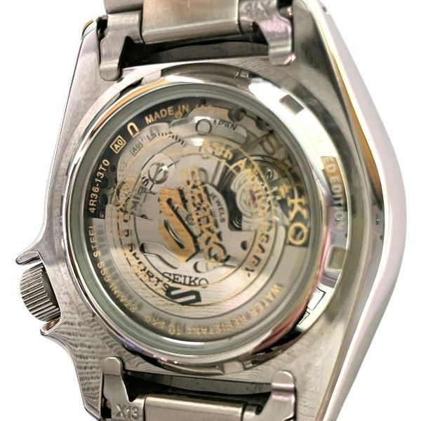 Seiko Seiko Seiko 5 Sports Stainless Steel Men Watch Limited Metal Automatic 4R36-13T0 DUTY FREE for USA Size ONE SIZE - 5 Thumbnail