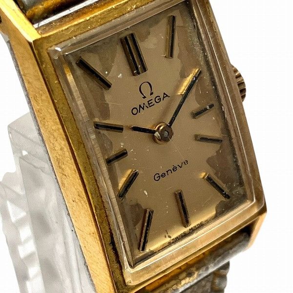 Omega Omega Omega Genève Stainless Steel Watch Metal Other DUTY FREE for USA Size ONE SIZE - 4 Thumbnail