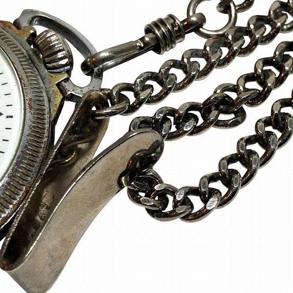 Other Other Waltham Stainless Steel Pocket Watch Metal Other DUTY FREE for USA Size ONE SIZE - 9 Thumbnail