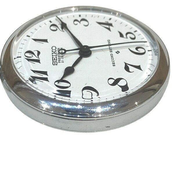 Seiko Seiko Seiko Precision Stainless Steel Pocket Watch Metal Other DUTY FREE for USA Size ONE SIZE - 8 Thumbnail