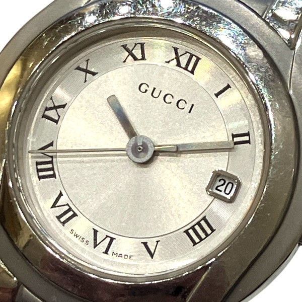 Gucci Gucci Gucci G Class Stainless Steel Watch Metal Quartz 5500L DUTY FREE for USA Size ONE SIZE - 4 Thumbnail