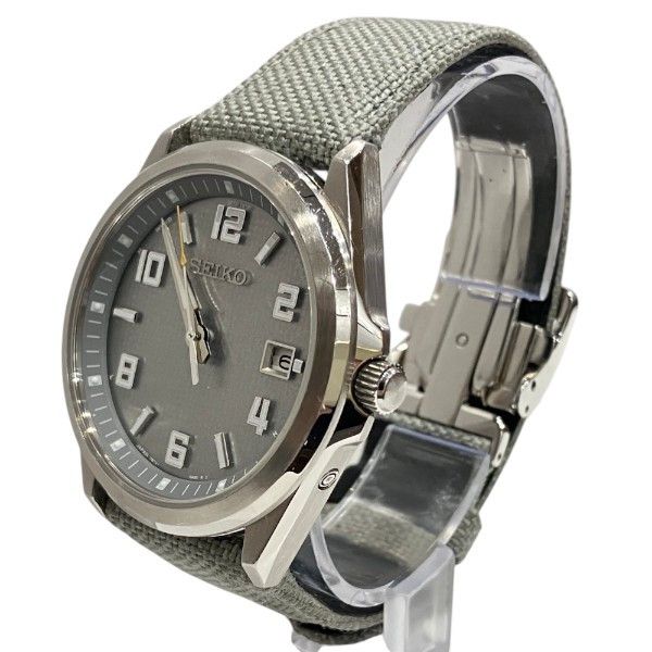 Seiko Seiko Seiko Stainless Steel Men Watch Metal Quartz 7B72-0AA0 DUTY FREE for USA Size ONE SIZE - 2 Thumbnail