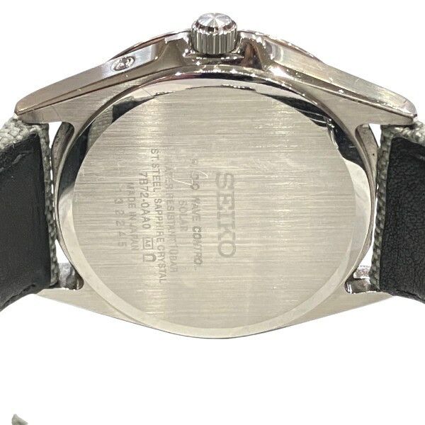 Seiko Seiko Seiko Stainless Steel Men Watch Metal Quartz 7B72-0AA0 DUTY FREE for USA Size ONE SIZE - 5 Thumbnail