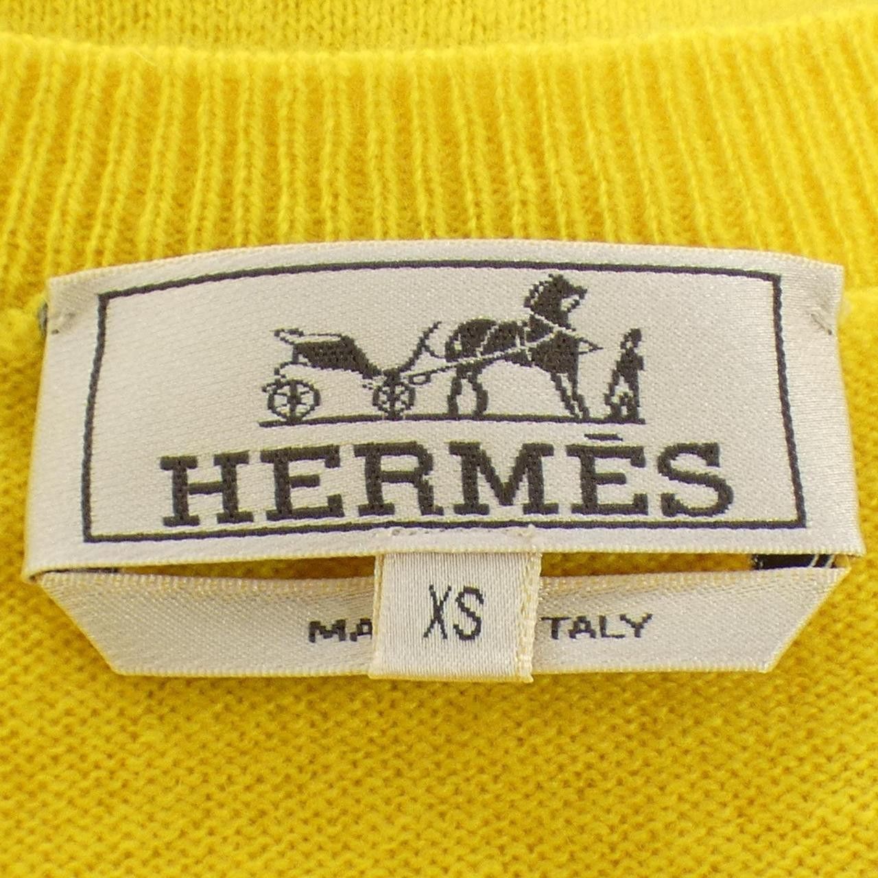 Hermes Hermes Hermes Cashmere Knit Textile Tops DUTY FREE for USA Size ONE SIZE - 4 Thumbnail