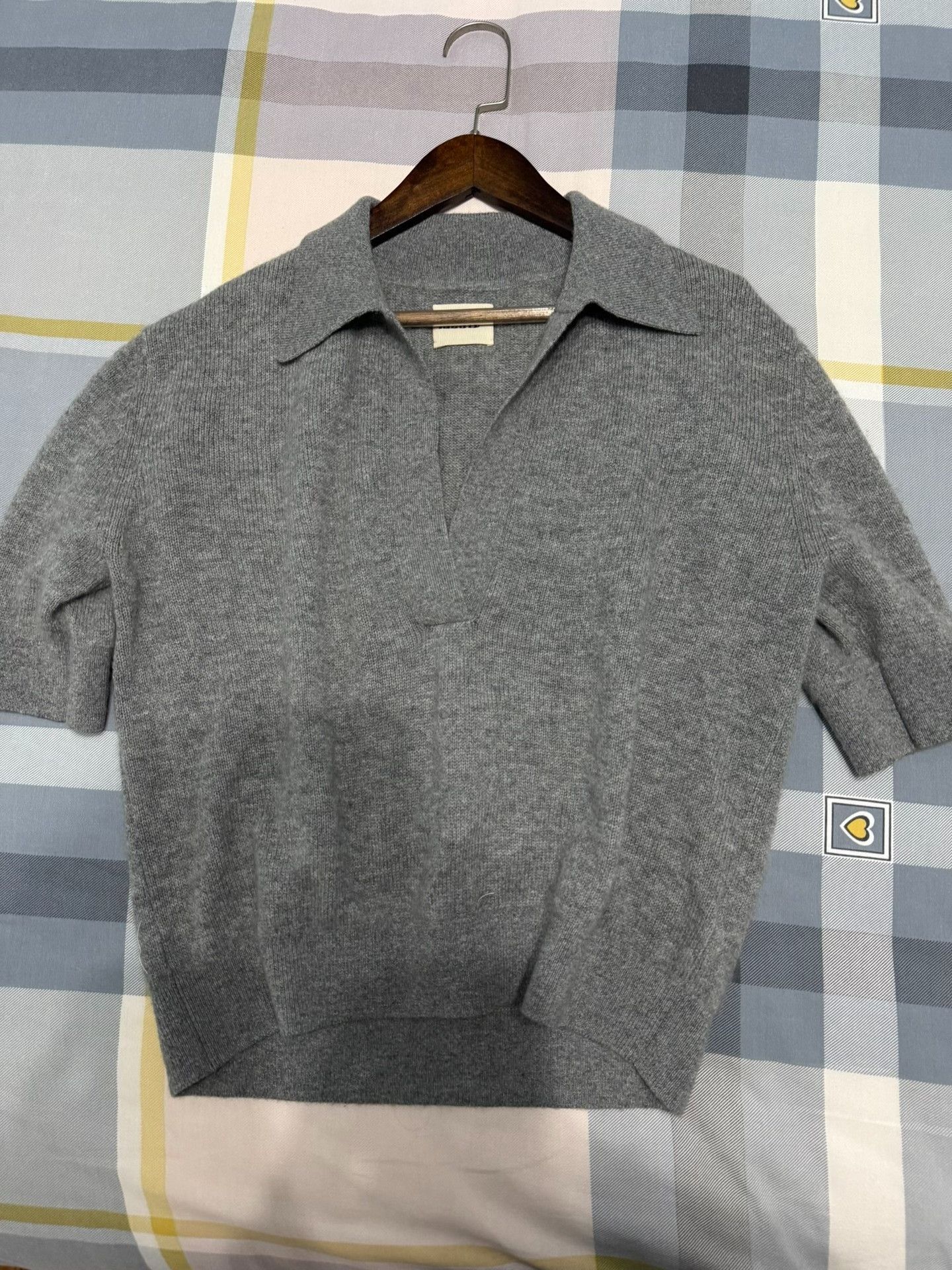 KHAITE Khaite Cashmere Short-Sleeve Top Size M / US 6-8 / IT 42-44 - 2 Thumbnail