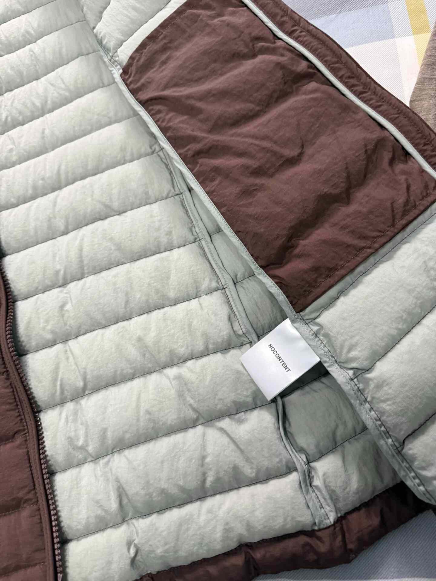 Japanese Brand Ribbed Quilted Down Jacket Size US M / EU 48-50 / 2 - 3 Thumbnail