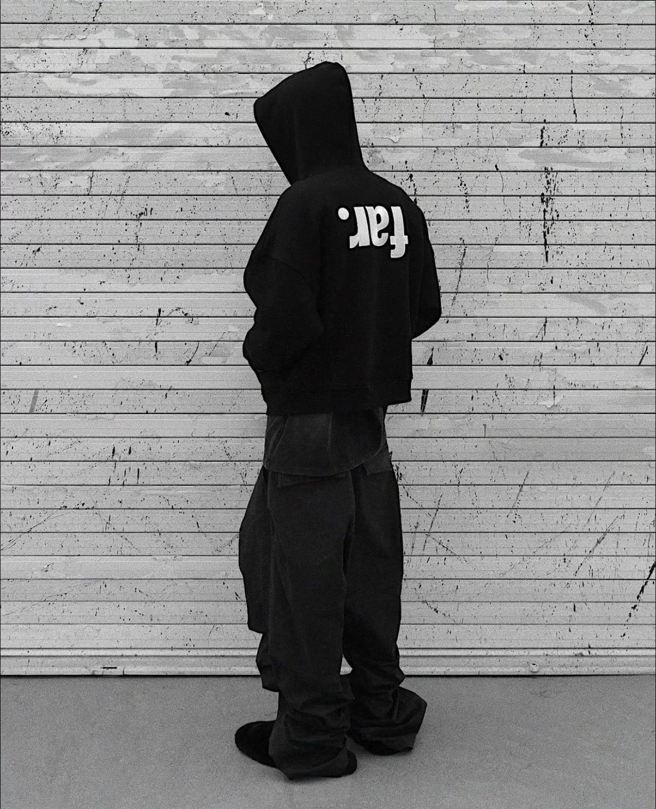 Vintage Far Archive Black Inverted Logo Zip Hoodie Size US M / EU 48-50 / 2 - 4 Thumbnail