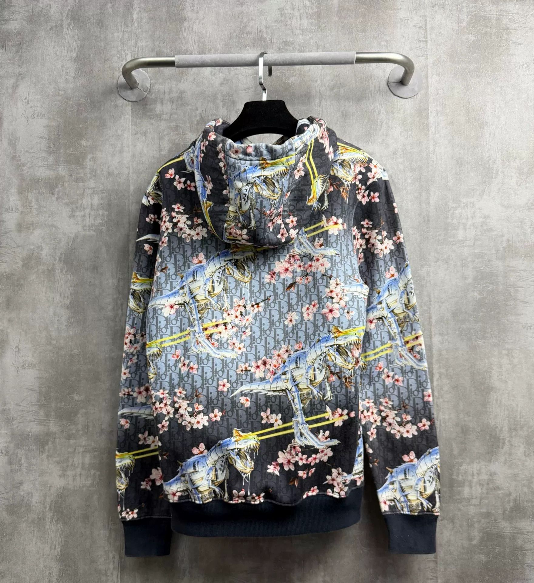 Dior Dior Sorayama Dino Cherry Blossom Hoodie Size US XS / EU 42 / 0 - 3 Thumbnail