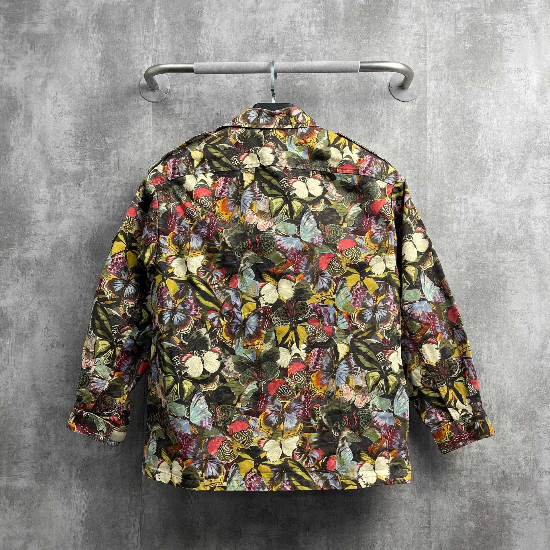 Valentino Valentino Butterfly Floral Cargo Jacket Size S / US 4 / IT 40 - 3 Thumbnail