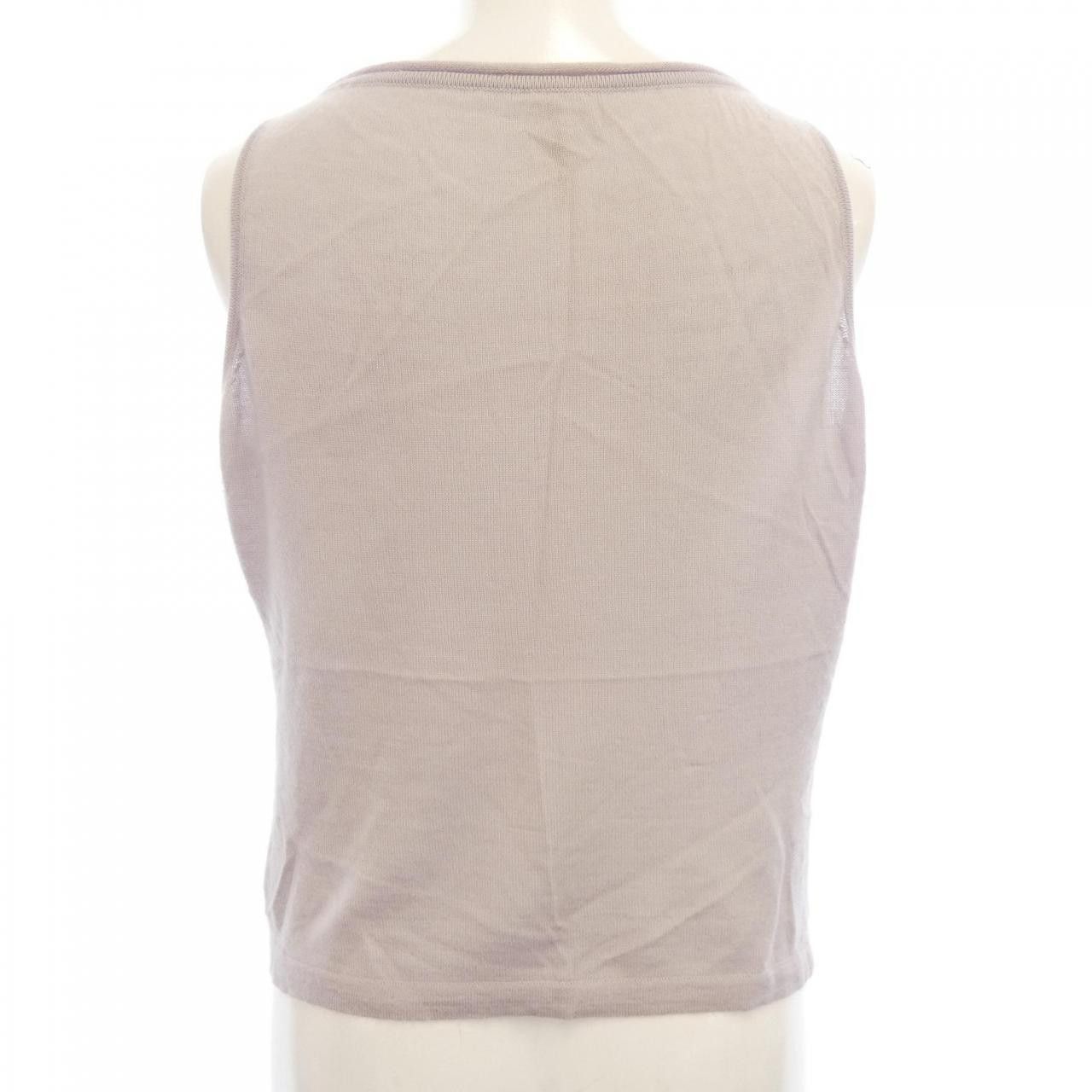 Hermes Hermes Hermes Twill Laine Silk Cashmere Vest Textile Tops DUTY FREE for USA Size ONE SIZE - 2 Thumbnail
