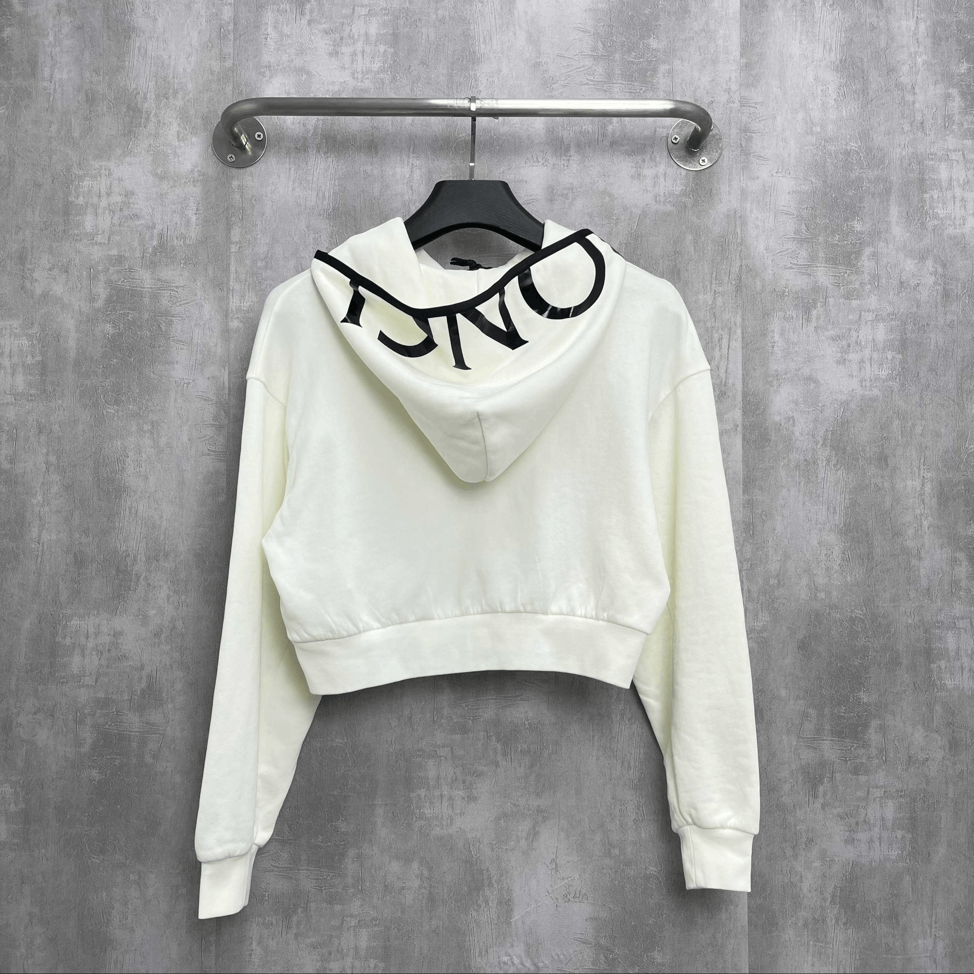 Moncler Moncler White Big Logo Hoodie Size XS / US 0-2 / IT 36-38 - 3 Thumbnail