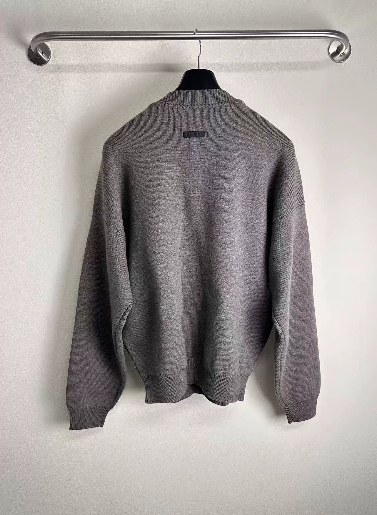 Fear of God FEAR OF GOD FOG Gray Wool Crewneck Sweater Size US L / EU 52-54 / 3 - 2 Thumbnail