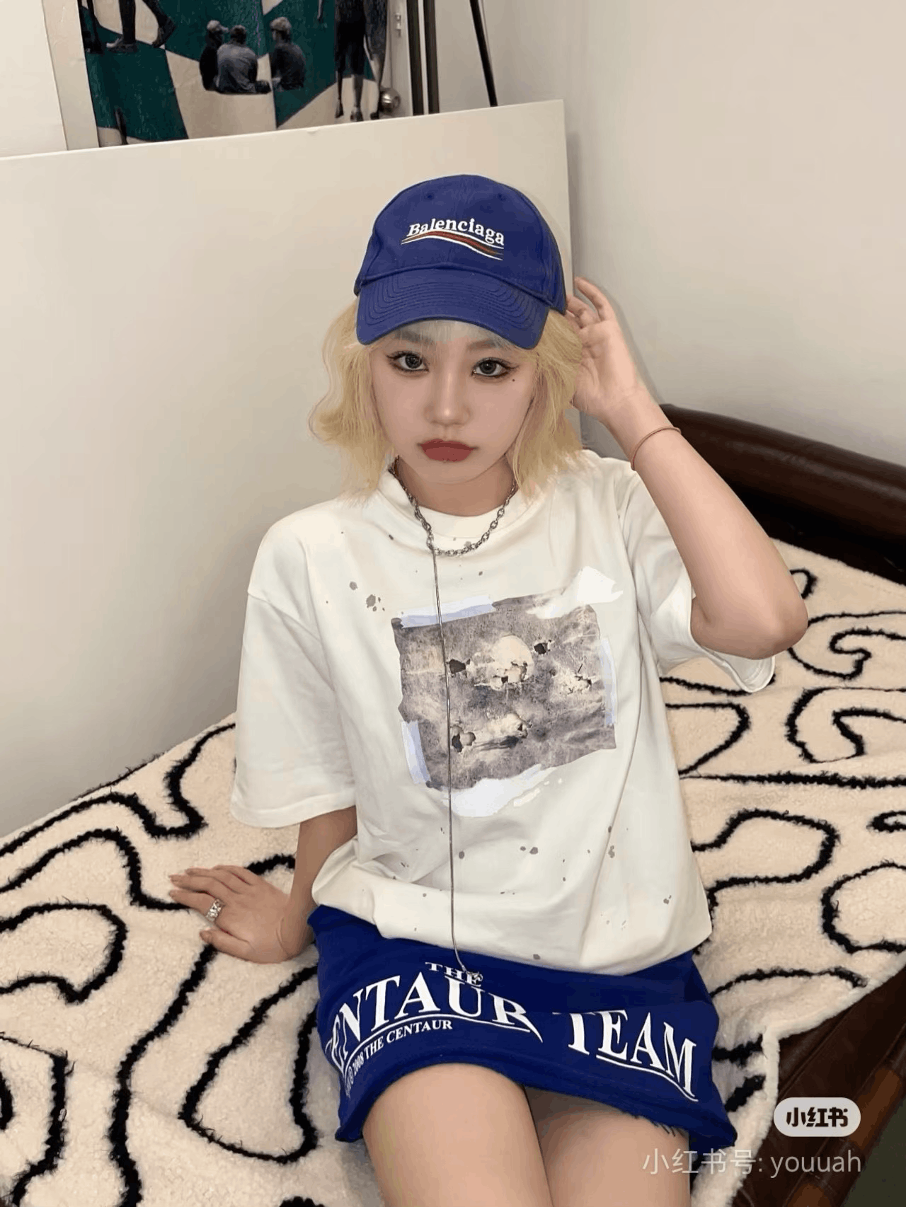 Balenciaga Balenciaga Embroidered Cola Wave Cap Size ONE SIZE - 6 Thumbnail