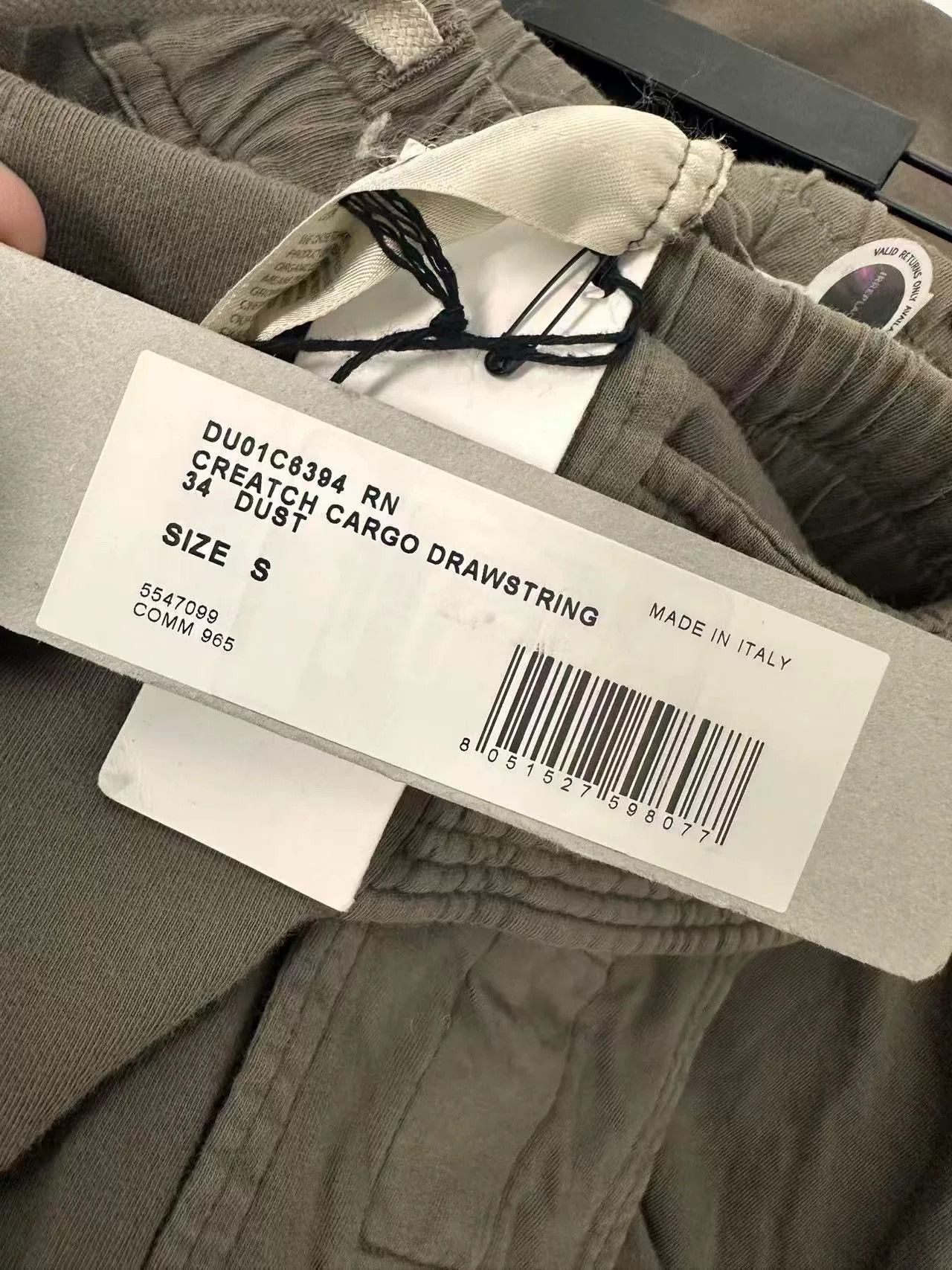 Rick Owens Drkshdw Rick Owens Drkshdw Gray Multi-Pocket Pants Size US 30 / EU 46 - 3 Thumbnail