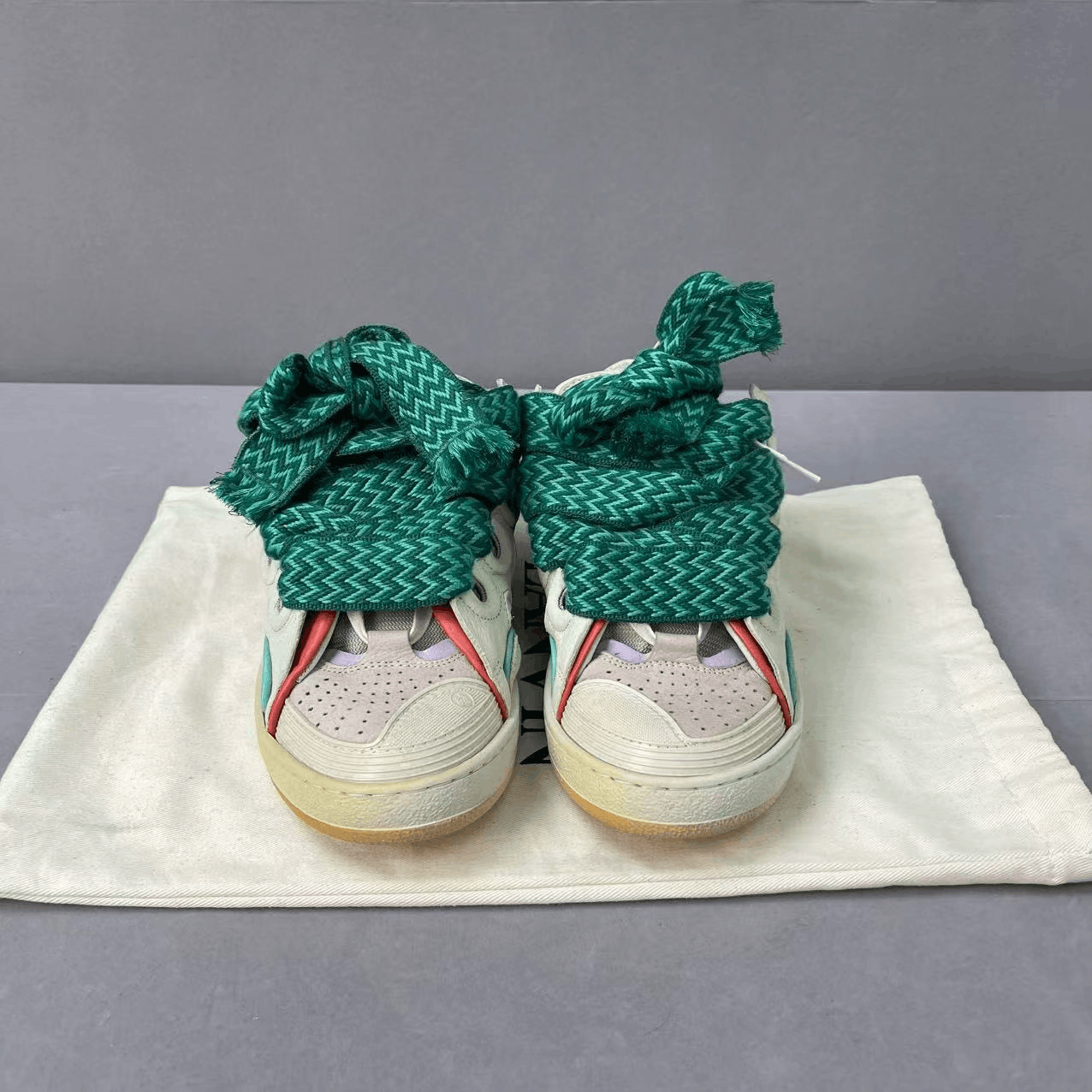 Lanvin Lanvin Curb Ice Cream Sneakers Size US 6 / IT 36 - 2 Thumbnail