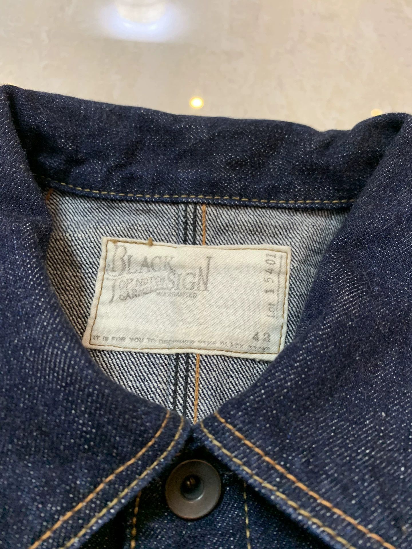 BLACK SIGN BLACK SIGN 15oz Denim Jacket Size US XS / EU 42 / 0 - 3 Thumbnail