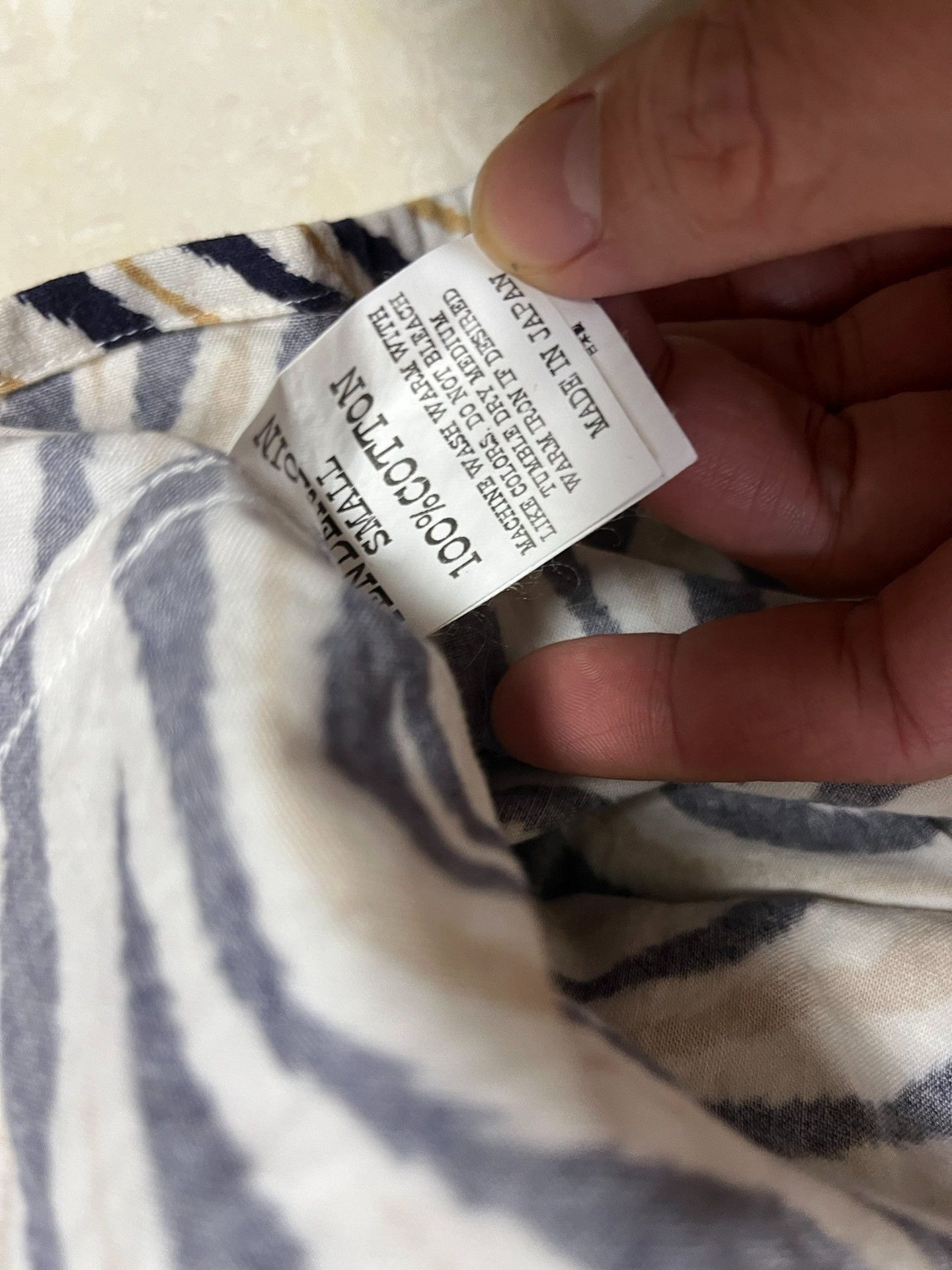 Tenderloin Tenderloin Zebra Print Shirt Size US S / EU 44-46 / 1 - 4 Thumbnail