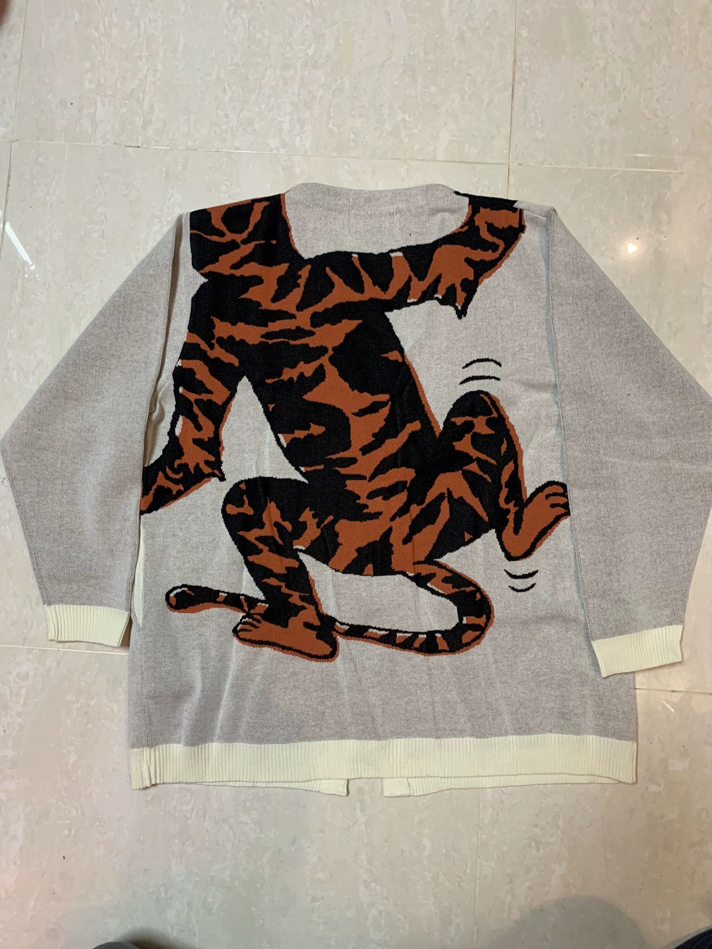 Absurd Weirdo Tiger Cardigan 3/4 Sleeves Size US M / EU 48-50 / 2 - 2 Thumbnail