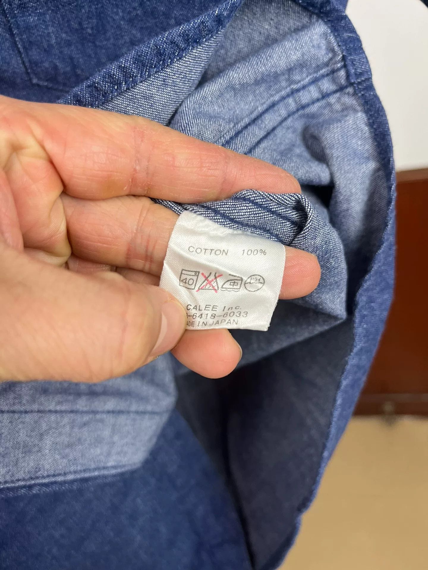 Casey Casey Calee Denim Shirt with Western Embroidery Size US L / EU 52-54 / 3 - 5 Thumbnail