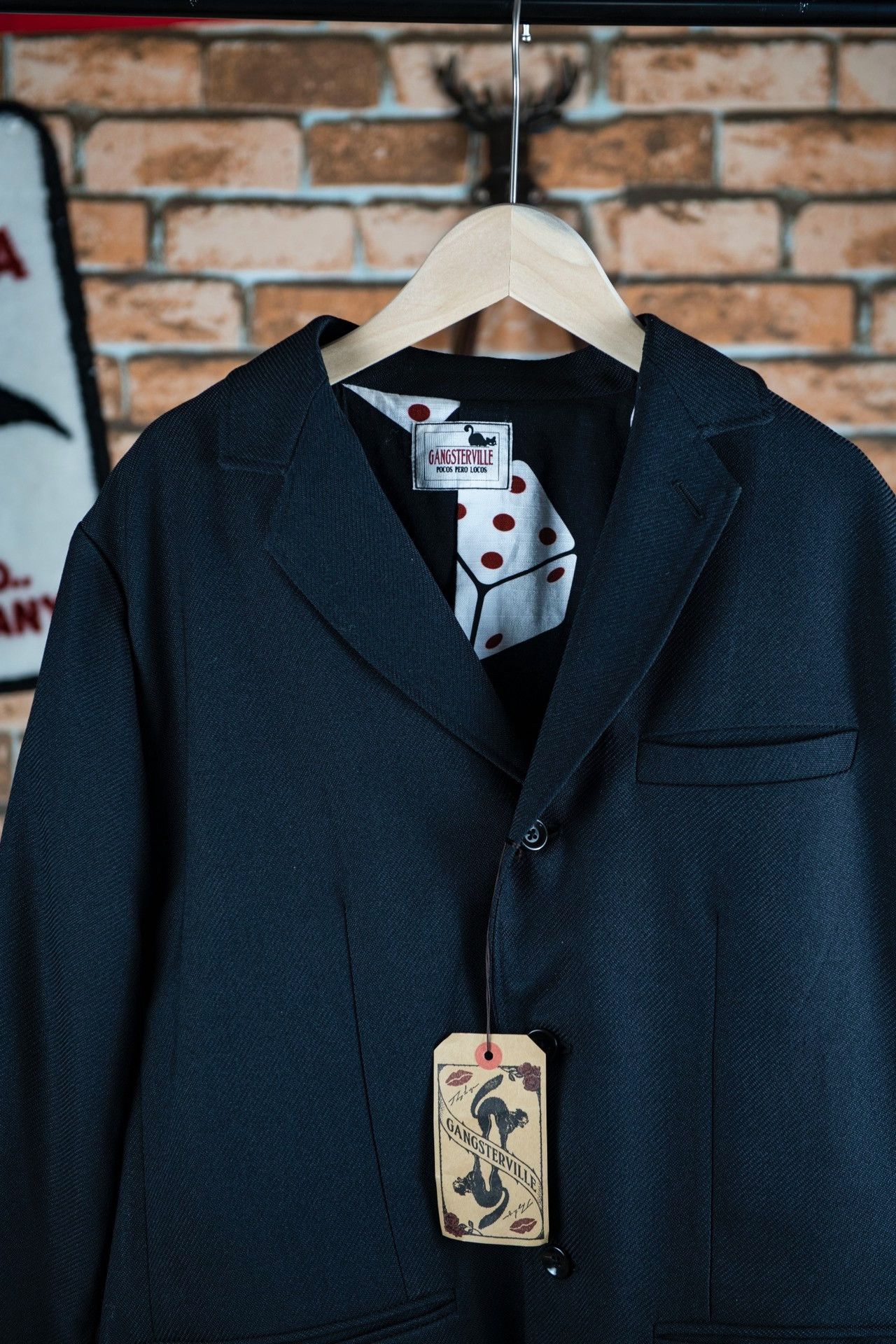 Gangster Doodles GANGSTERVILLE Dice Print Suit Jacket Size US M / EU 48-50 / 2 - 3 Thumbnail