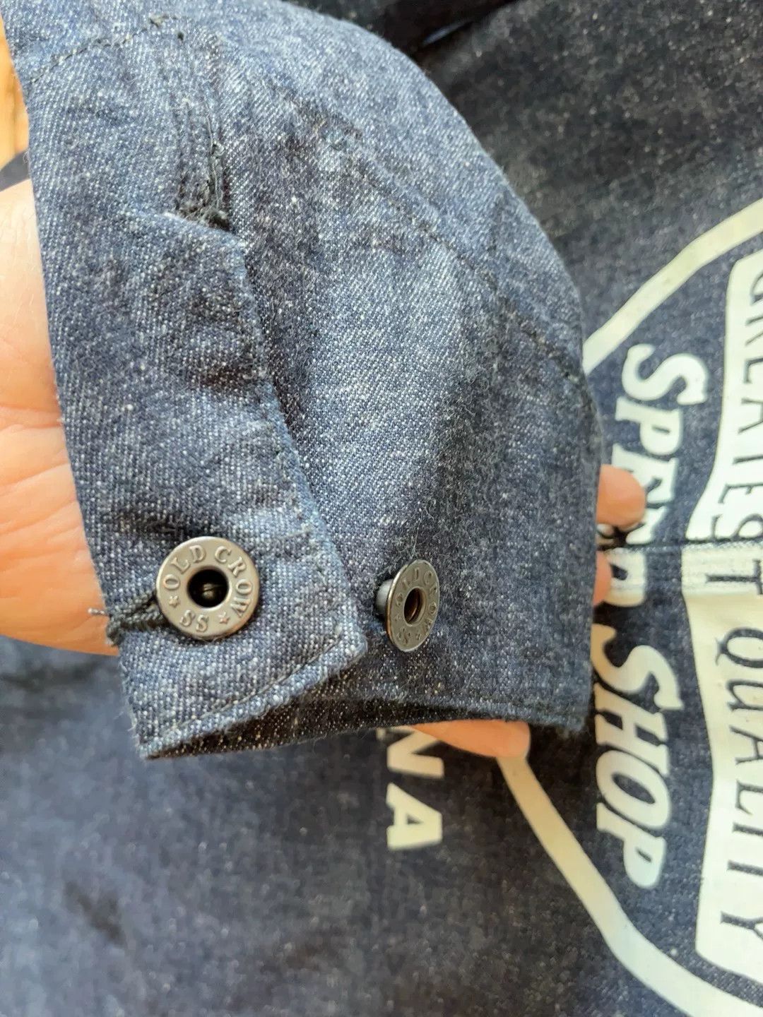 Other OLD CROW Gladhand Denim Jacket Size US S / EU 44-46 / 1 - 6 Thumbnail
