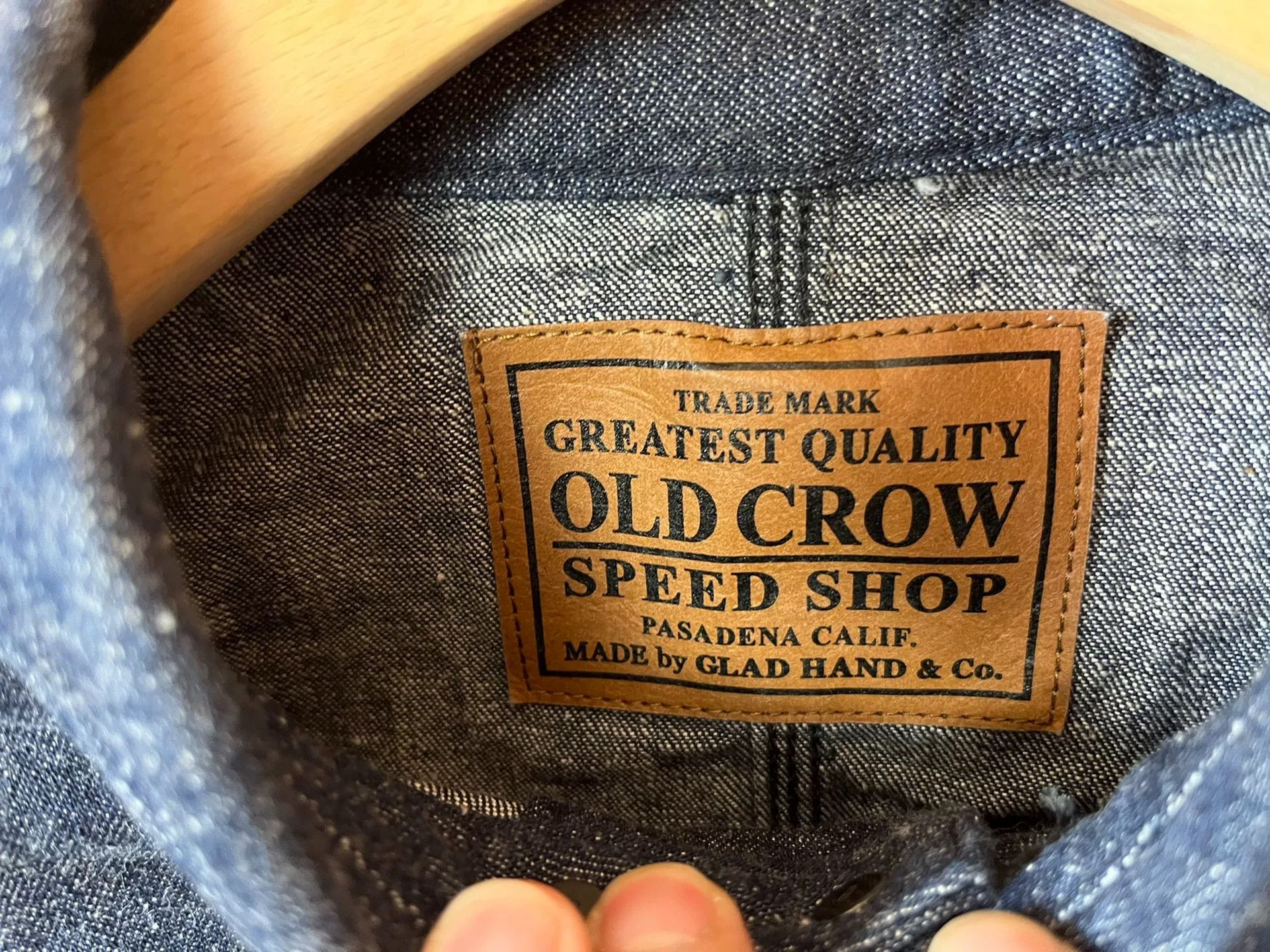 Other OLD CROW Gladhand Denim Jacket Size US S / EU 44-46 / 1 - 3 Thumbnail