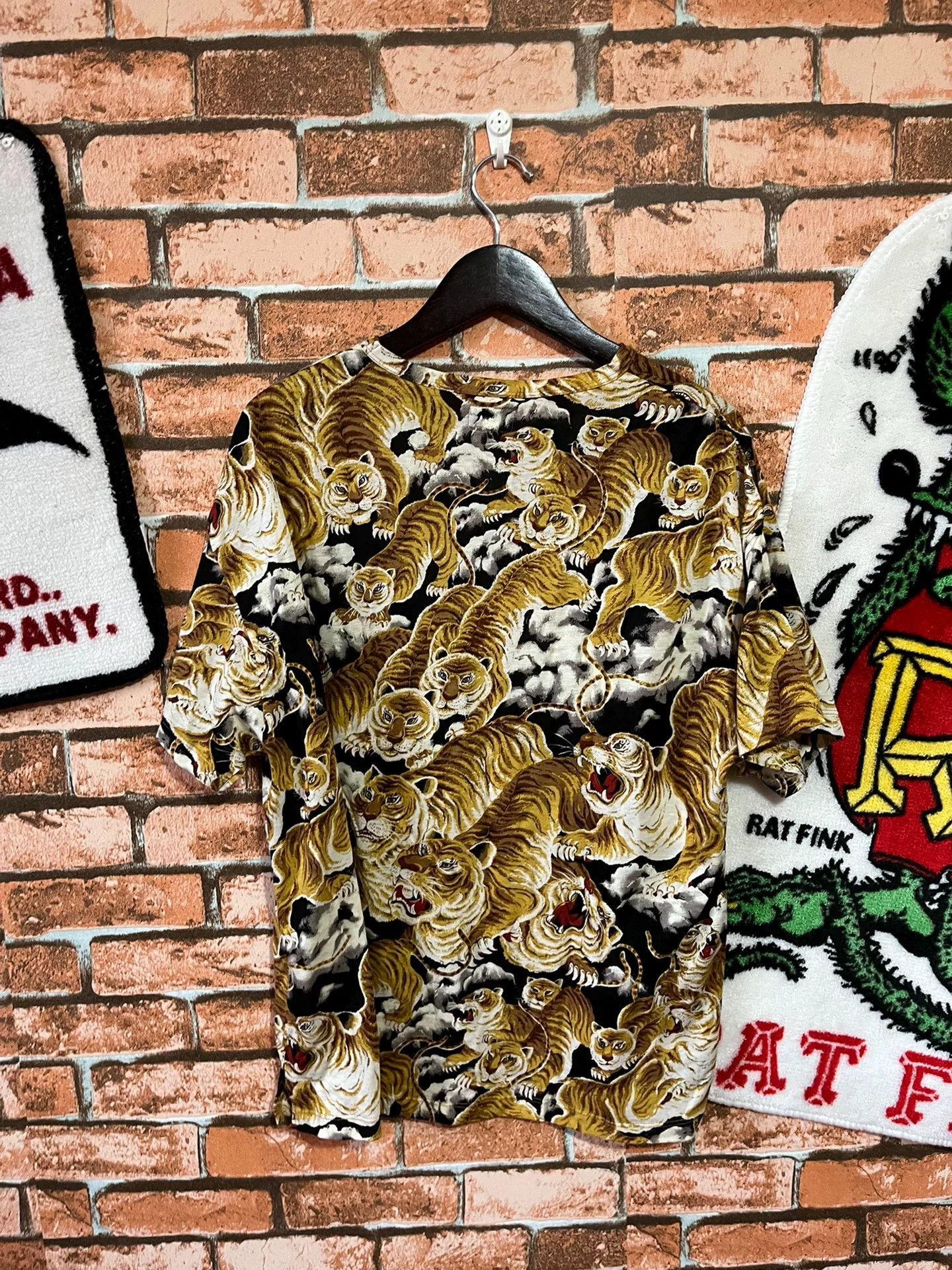 BLACK SIGN Hundred Tigers Silk Cotton T-shirt Size US M / EU 48-50 / 2 - 2 Thumbnail