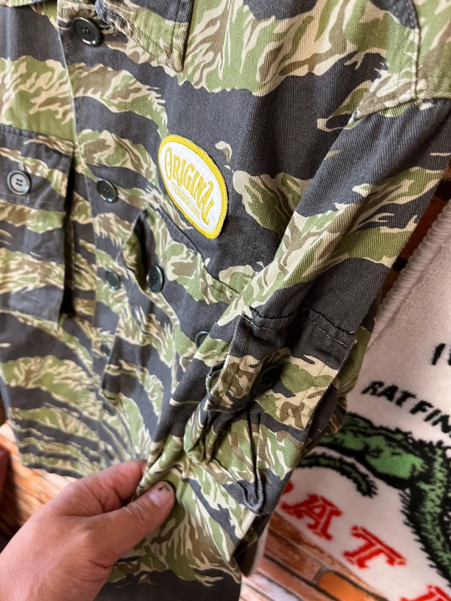 Tenderloin TENDERLOIN Tiger Stripe Camo Shirt Size US S / EU 44-46 / 1 - 4 Thumbnail