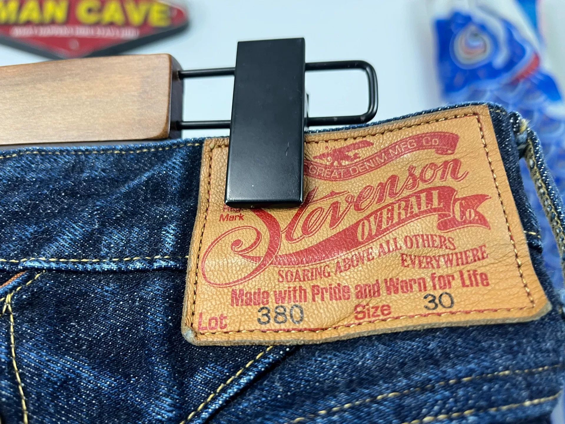 Stevenson Overall Co. STEVENSON OVERALL Co 12oz Raw Denim Jeans Size US 30 / EU 46 - 5 Thumbnail