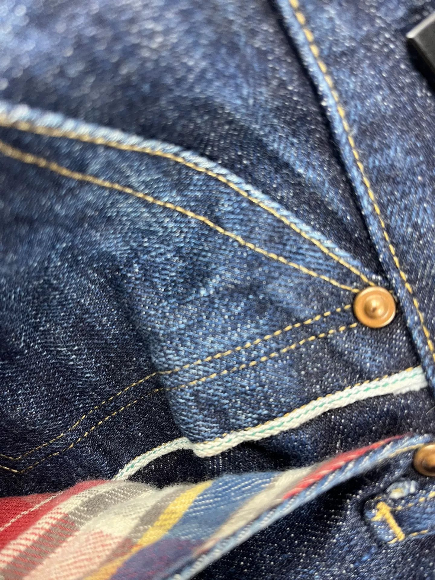 Stevenson Overall Co. STEVENSON OVERALL Co 12oz Raw Denim Jeans Size US 30 / EU 46 - 4 Thumbnail