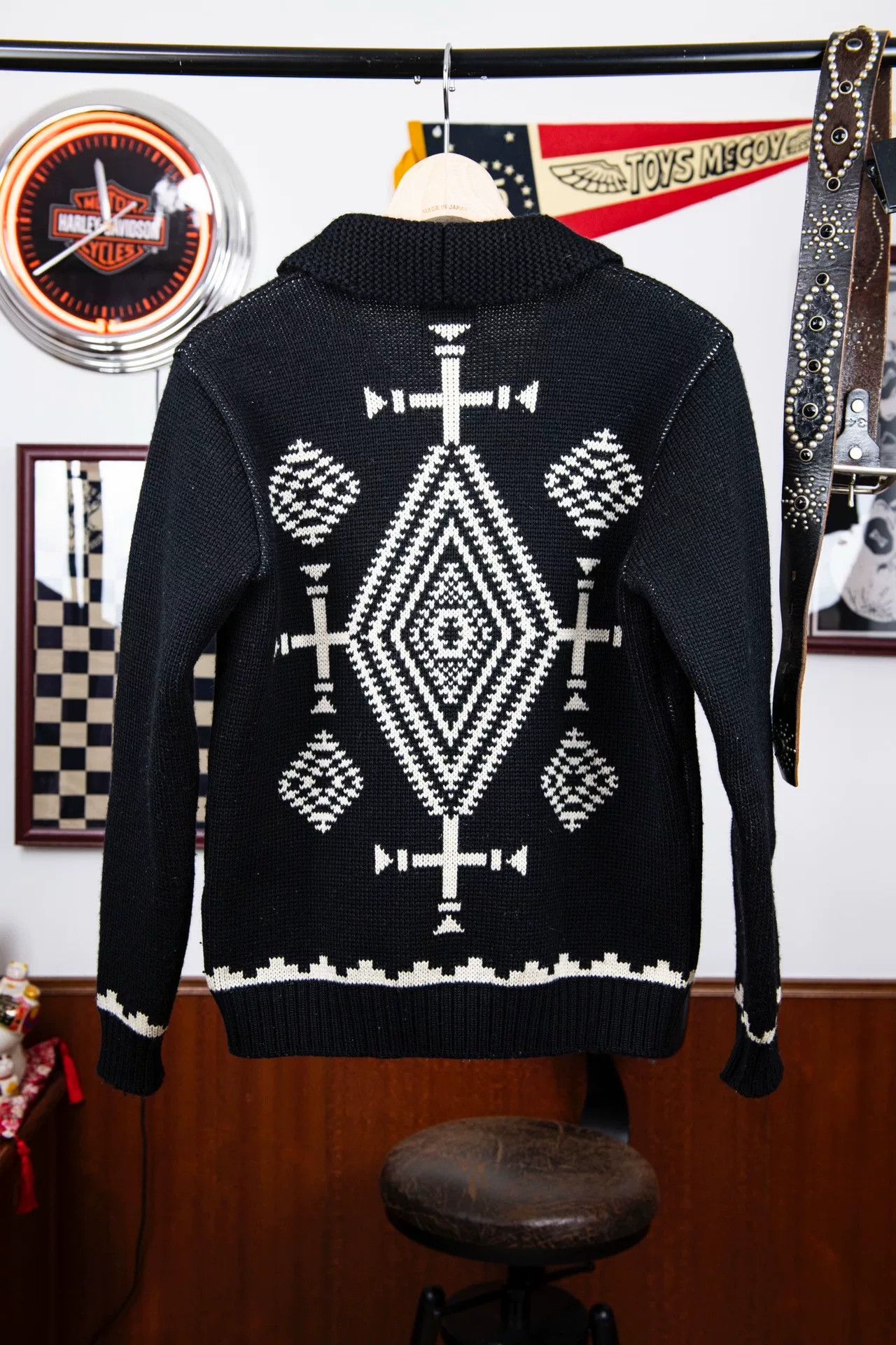 RATS JAPAN Rats Heavy Wool Cardigan Size US S / EU 44-46 / 1 - 2 Thumbnail