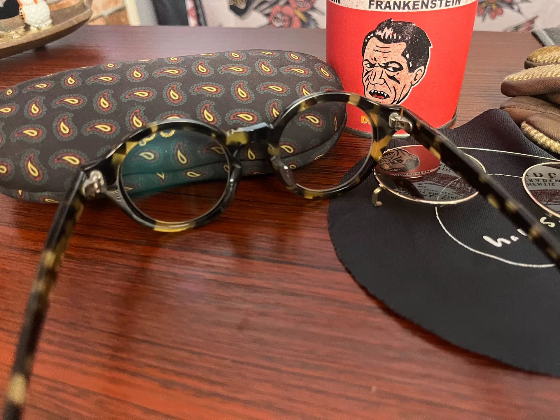 Other Vintage Boston Round Tortoiseshell Glasses Size ONE SIZE - 4 Thumbnail
