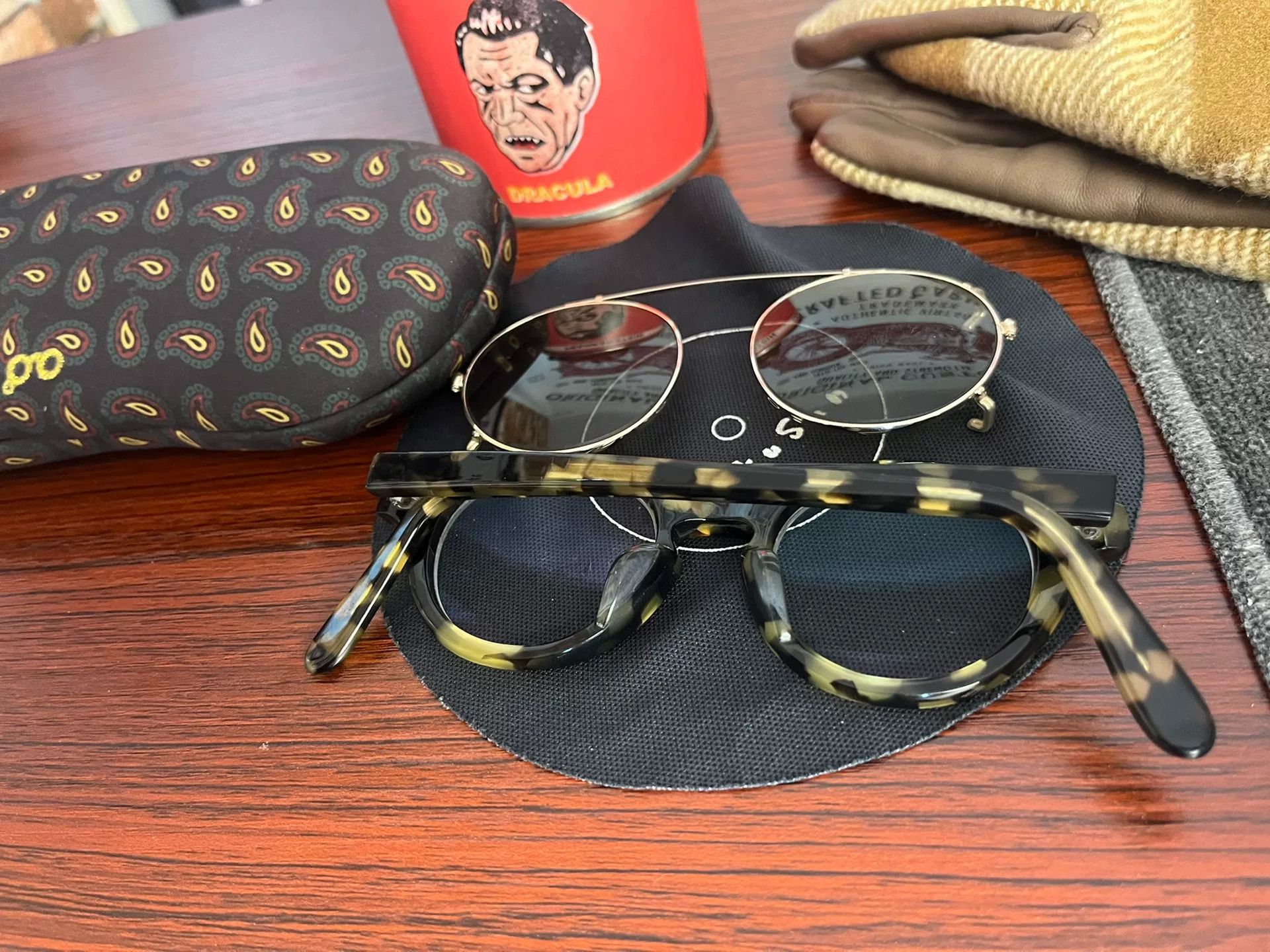 Other Vintage Boston Round Tortoiseshell Glasses Size ONE SIZE - 5 Thumbnail