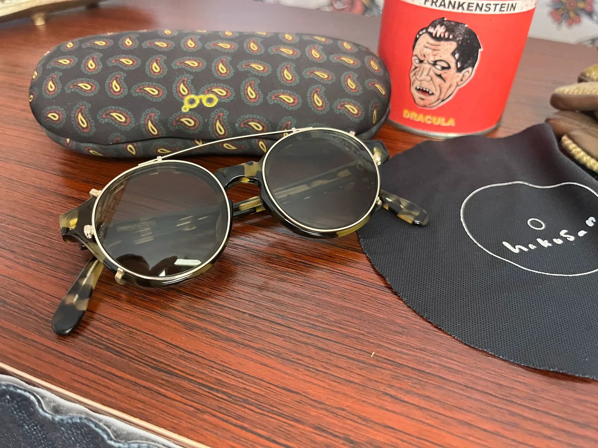 Other Vintage Boston Round Tortoiseshell Glasses Size ONE SIZE - 2 Thumbnail