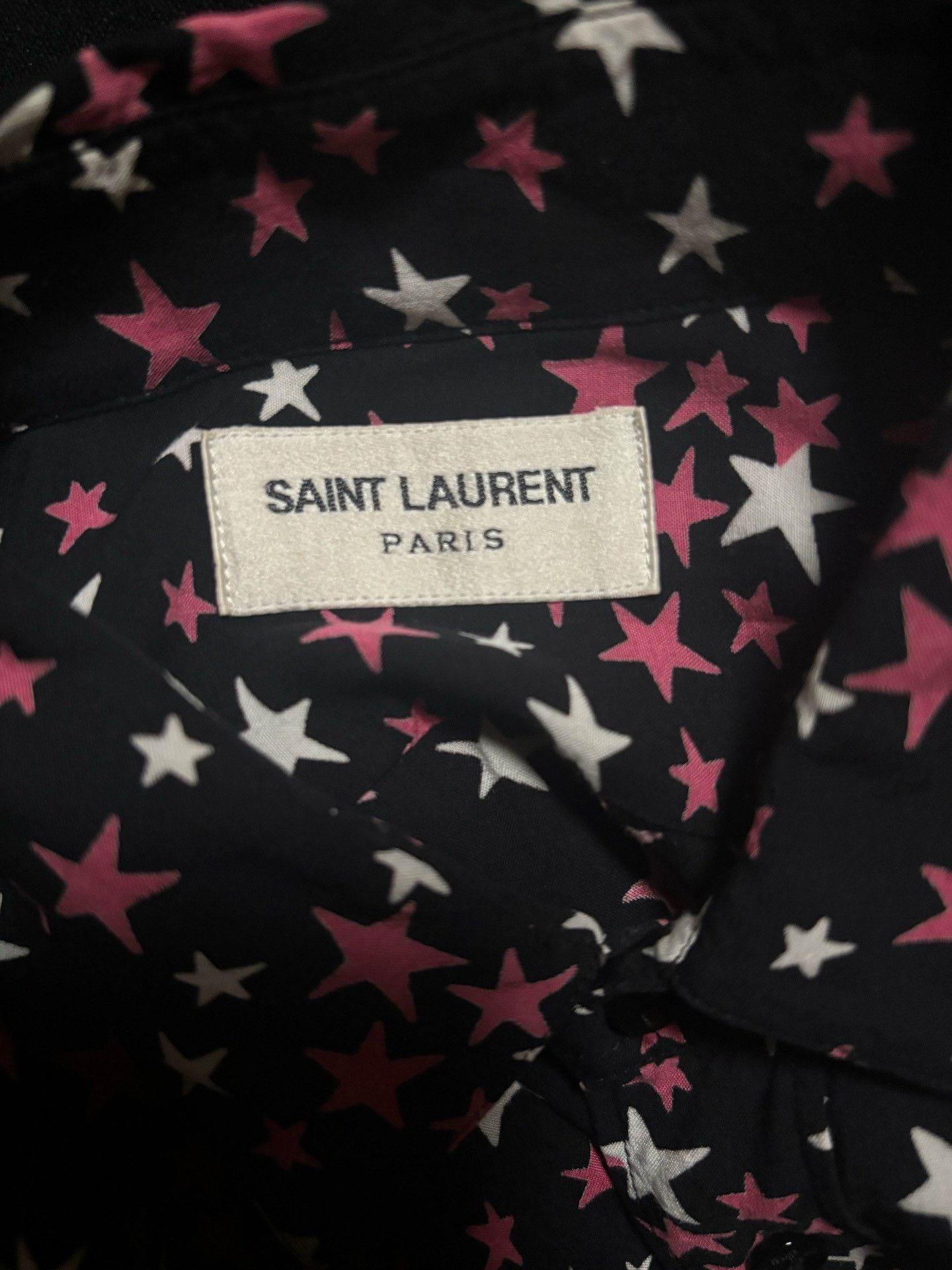 Saint Laurent Paris Saint Laurent SLP 2016 FW Star Shirt Size US M / EU 48-50 / 2 - 6 Thumbnail